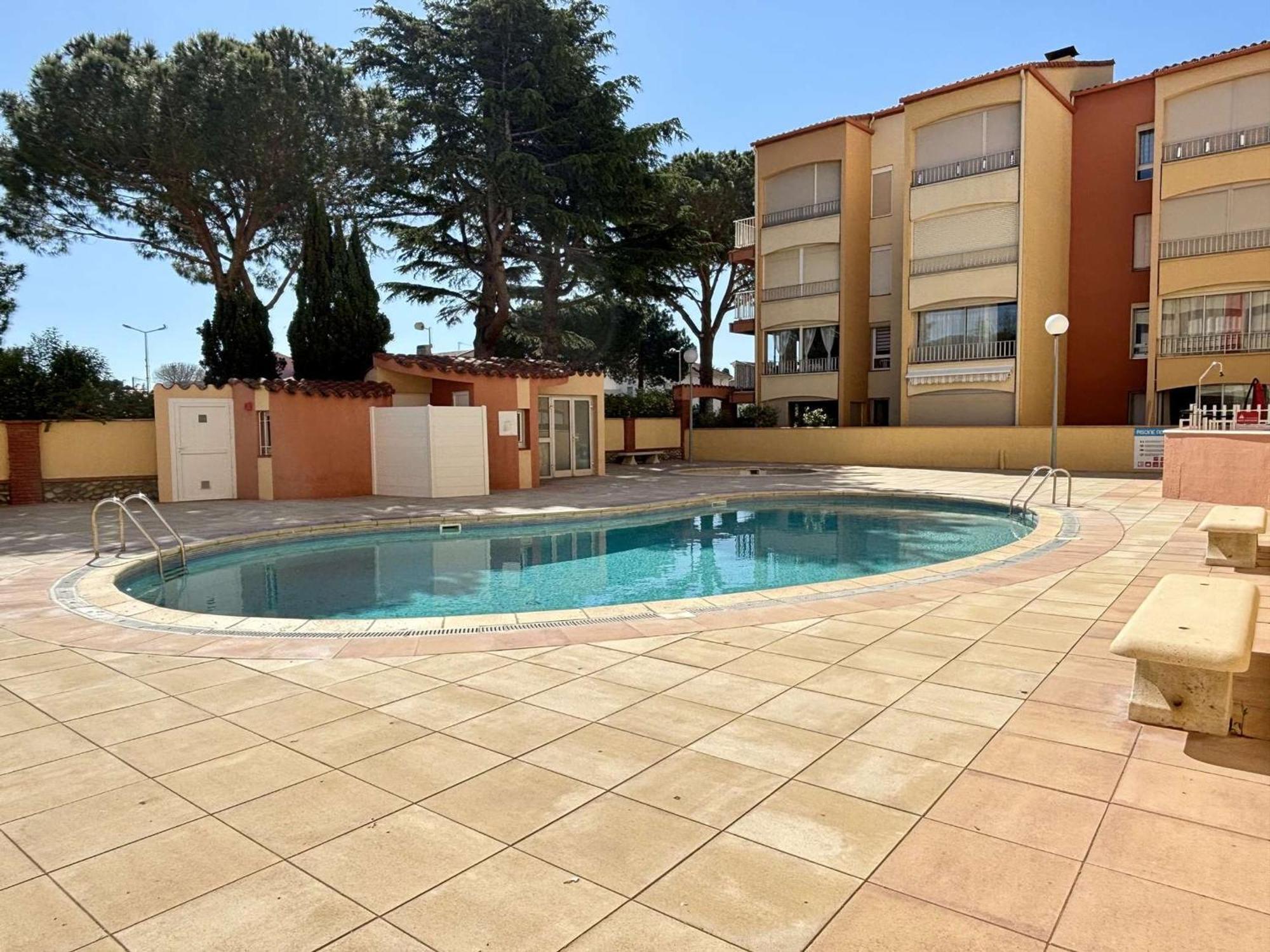 Studio/Cabine 4 Pers, Piscine, Proche Mer, Argeles-Sur-Mer - Fr-1-225-33 Экстерьер фото